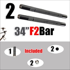 F2 Bar – 2 Resistance Band Bars All In One (Bars only. No connector accessories)