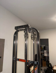 Used but refurbrished vintage Universal gym machine.