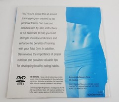 Total Gym 1600 Exercise Flip Chart with Tower Insert Holder