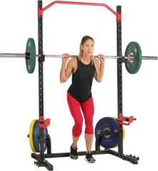 Complete Strength Training Set: Durable Power Rack, Pull-Up Bar & Safety Arms