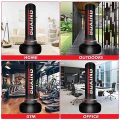 Freestanding Punching Bag for Adult Teens, 70″ Heavy Punching Bag with Boxing…