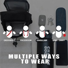 Water Bottle Magnetic Pouch Bag Gym-specific Water Cup Holder