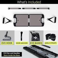 Portable Home Gym Resistance Bands Adjustable Strength Training Equipment