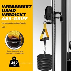Heavy-Duty Cable Attachments & Resistance Band Handles for Home Gym Excellence
