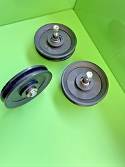 Cable Pulley Wheels 3 Pisc Home Gym Or Many Project 4.5 X 3/4 Inch