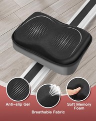 Fitense Rowing Machine Seat Cushion for The Concept 2 Black