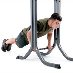 Marcy Power Tower Home Gym Pull Up Push Up Dip Station for Strength TC-5580