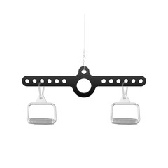 Spreader Bar Double to Single D Handle LAT Pull Down T Bar Cable Row Attachments