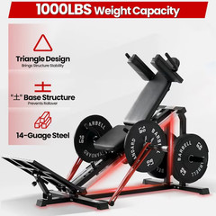 Compact Leg Press Hack Squat Home Gym Machine Combo sale/freeship