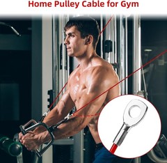 High-Quality Universal Gym Cable – 98-Inch Durable Fitness Replacement Accessory