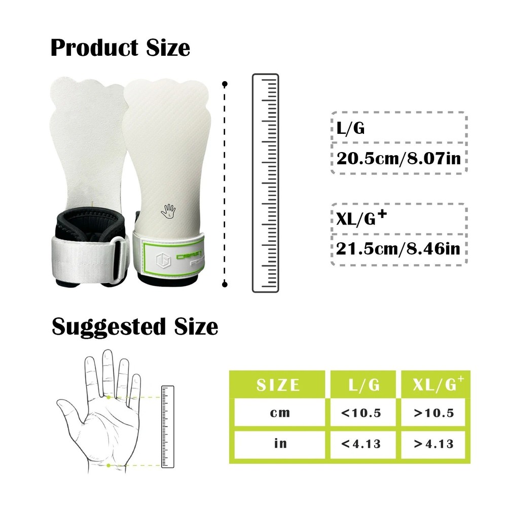 Crazy Fox Grip Sapo Frog Gymnastics Grips Palm Protection Foam Pullup Bar NEW