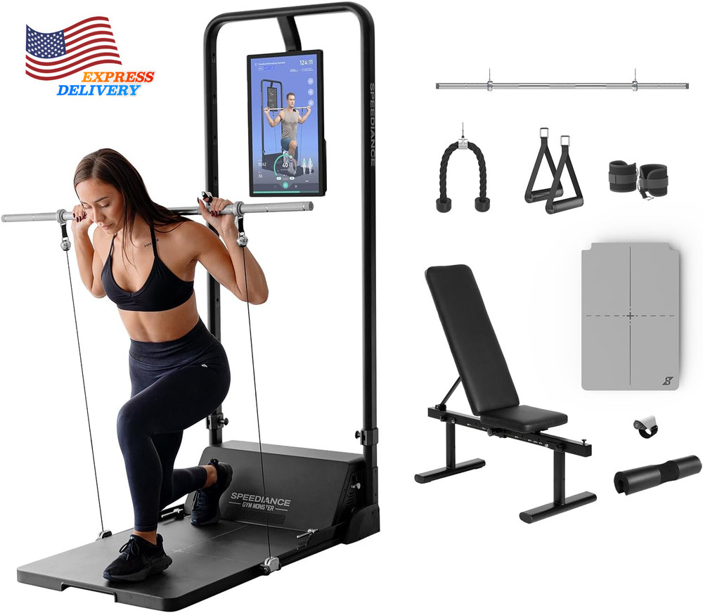 Gym Monster Strength Training Machine Smith Machine Power Cage Workout Station