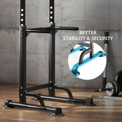 Pull Up Power Tower DipStation, Multifunctional DipSupport for Power and…