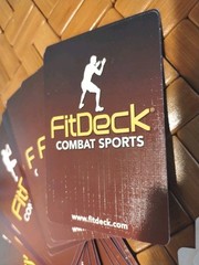 FitDeck Combat Original Sports Playing Cards Martial Arts Training NEW / UNUSED