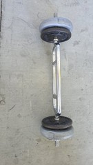 S2 Gear Adjustable Weight Bench Set with EZ Curl Bar & Plates, Black