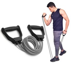Double Toning Tube Exercise Resistance Tube Stretching Tube Full Body Work Gym