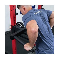 Titan Fitness Y-Dip Bar Fits T-3 Series Power Racks, Rack Mounted Dip Attachm…