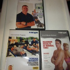 Total Gym Workout Series 3 DVDs FAST SHIPPING