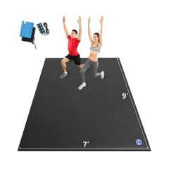 MRO Extra Large Exercise Mat 12’x7’/9’x7’/7’x7’/7’x5′(7mm), High-Density Work…