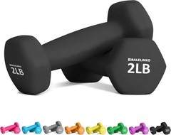Durable Cast Iron Neoprene Dumbbells – Lightweight Weights for Diverse Workouts