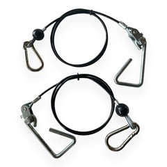 2 x 43″ Long Replacement Cables For Bowflex Xtreme, Blaze, Sport, PR1000 – PAIR