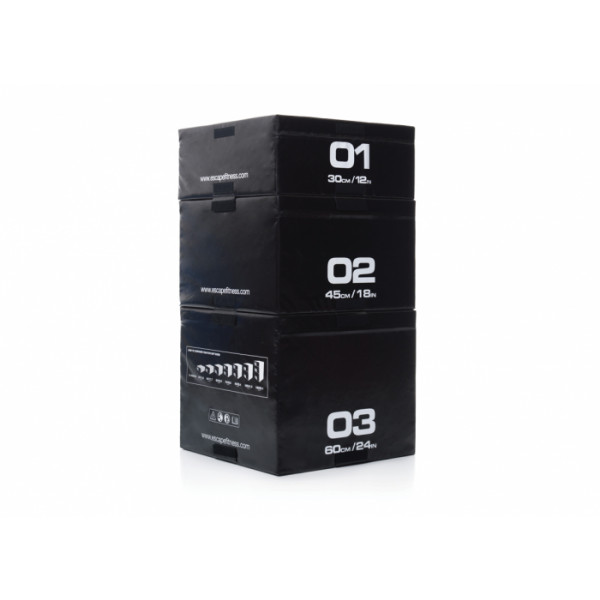 Escape Fitness Plyosoft Jump Box Black Set BRAND NEW MSRP $1240