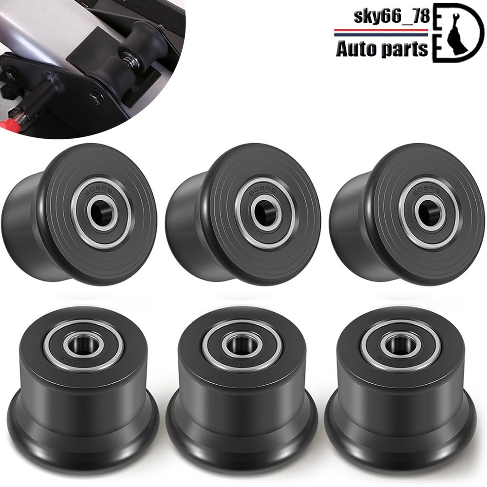 6-Pack Rolling Seat Trolley Wheels for Bowflex Blaze Classic,Elite,Motivator 2