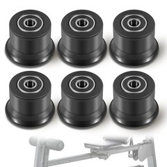 6-Pack Sliding Seat Bracket Roller for Bowflex Home Gym Fits Motivator2 Pr1000