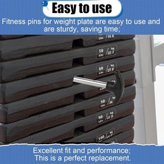 Chrome Weight Stack Pin Set – Perfect Gym Accessories for Fitness Lovers