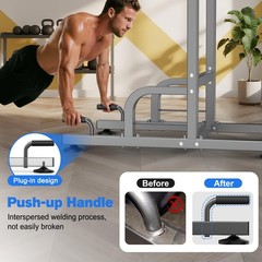RELIFE REBUILD YOUR LIFE Power Tower Pull Up Bar Station Workout Dip Station …