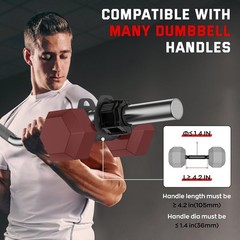 Heavy-Duty Dumbbell to Barbell Converter Clips for Ultimate Workout Flexibility