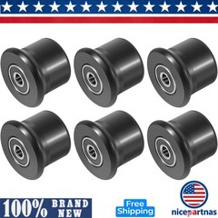 For 6-Pack Sliding Seat Bracket Roller Replacement Fits Blaze Pr1000 Sport Elite
