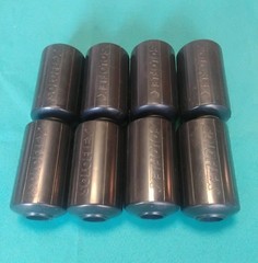 Soloflex Roller Pads Set of 8 Rubber Foam Black Vintage Replacement