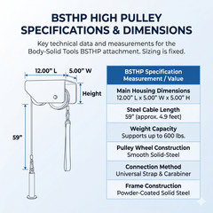 Body-Solid High Pulley Attachment