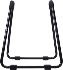 Amazon Basics Strength Training Dip Station for Home Gym, Portable Black