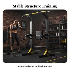 Standing Pull-up Bar Stable Design Standing Pull up Bar Heavy-Duty Steel Frame