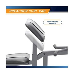 Marcy Standard Weight Bench Incline with Leg Developer and Butterfly Arms, Mu…