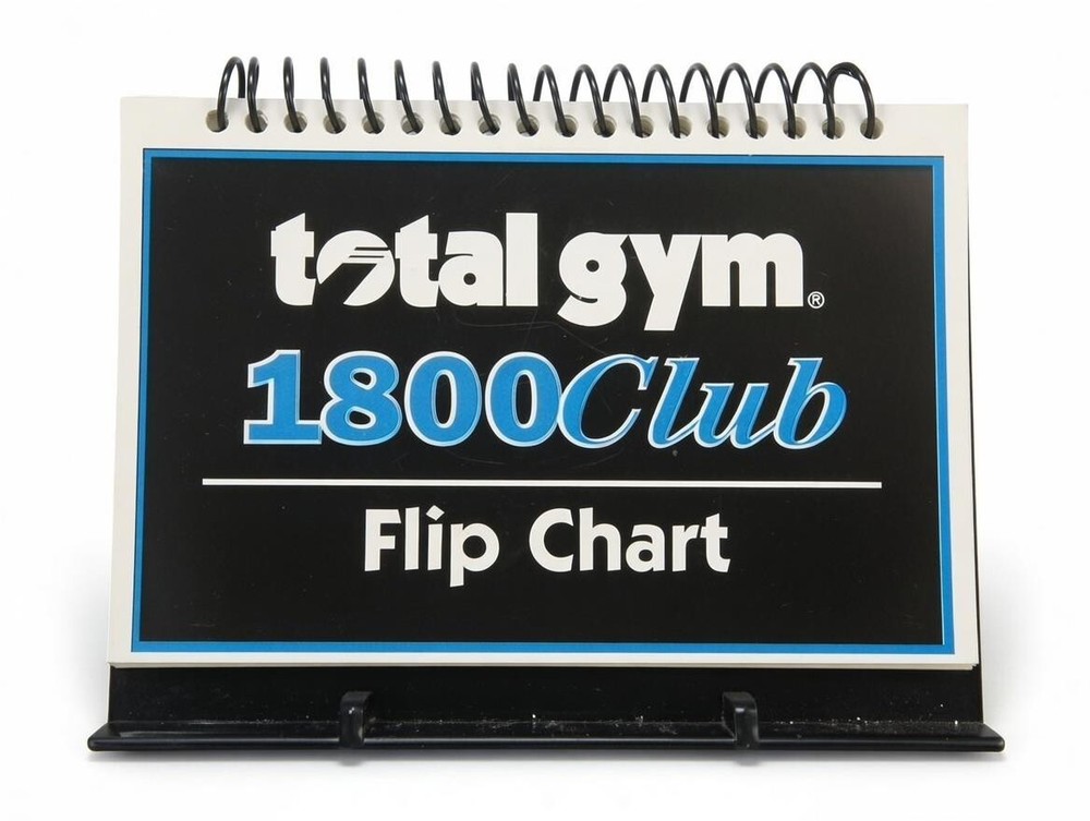 Total Gym 1800 Flip Chart + Tower Holder