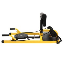Adjustable Deep Sissy Squat Bench U-Shape Hip Thrust Sit-Up Station Yellow