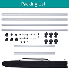 UMEKEN Wood/Aluminum/Steel Ballet Barre 4 Foot Portable Barre Bar Home Adjust…