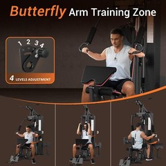 Multifunctional Workout Machine Home Gym Equipment Full Body ,Training Station