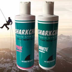 SharkChalk – 2pk Liquid Chalk – 200ml Pink + 200ml White – 100 uses/bottle