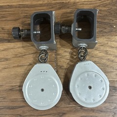 Set of 2 Bowflex Ultimate 2 Slider 4” Pulleys w/ Lock Knobs FREE SHIPPING