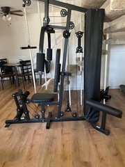 Multifunctional Home Gym Equipment Full Body Workout Station with Pulley System