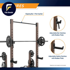 Industrial Inspired Heavy Duty Home Gym System for Bodybuilding and Strength Tra