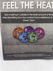 Gwee Gym Burnout Exercise Workout DVD w/ Bonus Yoga And Healthy Eating Guide
