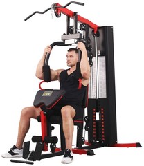 LX750 Multifunctional Full Home Gym System Workout Station with 122.5 Lbs Weight