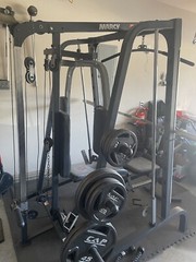 marcy home gym smith cage