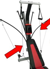 2 x Bowflex 41″ Replacement Lat Gym Cables For Power Pro XLT Xceed & Xtreme