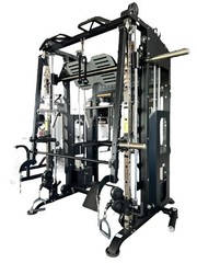Pro Functional Trainer Smith Machine Power Rack Aluminum Pulleys